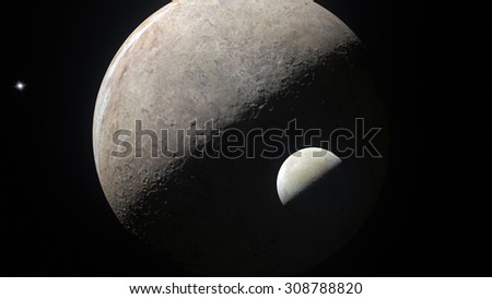 Rocky Icy Planets Planetary Cosmic Backgrounds