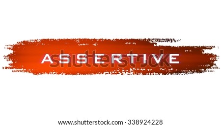 Как переводится assertive word