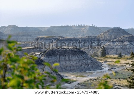 Similar – Image, Stock Photo Badlands in Alberta Canada