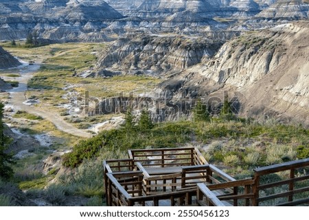 Similar – Image, Stock Photo Badlands in Alberta Canada