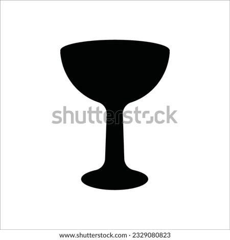 glass icon vector illustration logo design