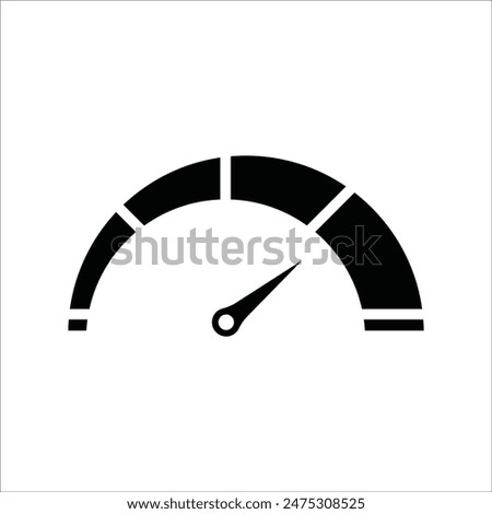 Speedometer icon vector illustration logo design