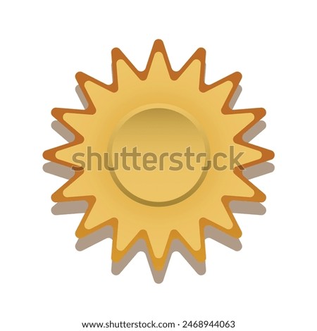 Shopping center discount round icon image. Simple flat design stile with shadows. suitable for electronic trading, buy now. design template vector