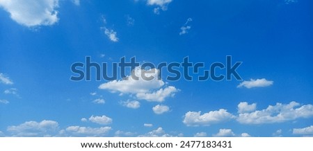 Similar – Image, Stock Photo blue sky with white clouds