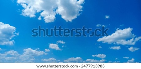 Similar – Image, Stock Photo cloudy blue sky and different buildings