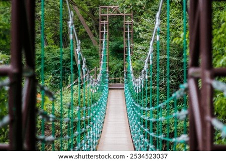 Similar – Image, Stock Photo suspension bridge