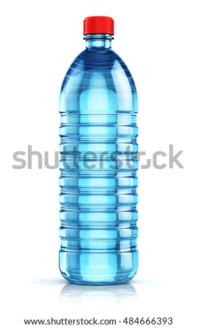 Vector Set Of Bottle Blue Plastic With Clear Purified Drink Carbonated Water Isolated On White Background Reflection Effect Vector Set Of Bottle Blue Plastic With Clear Purified Drink Carbonated Water Isolated On White Background Reflection Effect