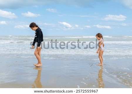 Similar – Image, Stock Photo girl with braids playing in havana