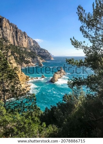 Similar – Image, Stock Photo Marseille / Calanque du Sugiton again