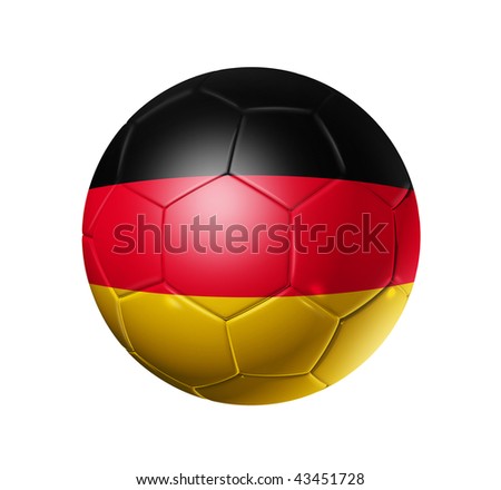 3d Soccer Ball With Germany Team Flag, World Football Cup 2014 ...