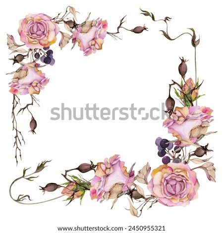 Similar – Image, Stock Photo Flowers and tendrils