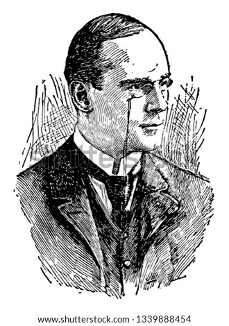 Richard Mansfield 1857 to 1907 he was an English actor to manager famous for his performances in Shakespeare plays Gilbert and Sullivan operas and the play Dr. Jekyll and Mr. Hyde vintage 