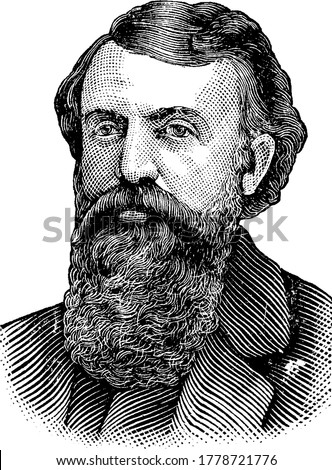 The picture depicts Dwight Lyman Moody, also known as D. L. Moody, was an American evangelist and publisher connected with the Holiness Movement, who founded the Moody Church and North field School ,