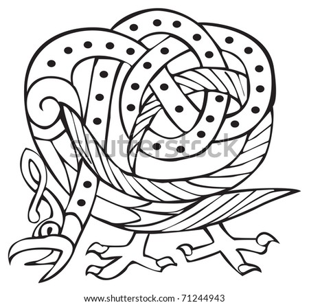 Celtic Knot (3x6) (Irish design pattern silhouette colour) by