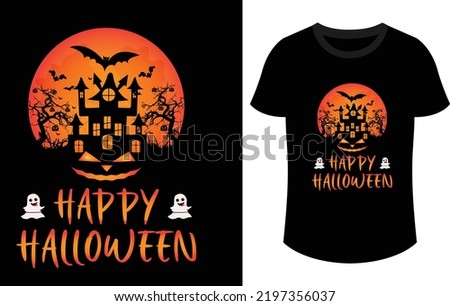 halloween t shirt DESHIGN HAPPY