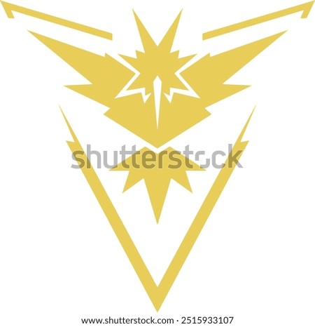 Vector of Legendary Pokemon Logo on White Background