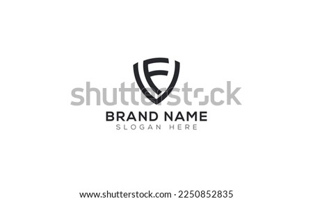 Initial Letter VF Logo Design Minimal Lettering Logo VF Logo Design.