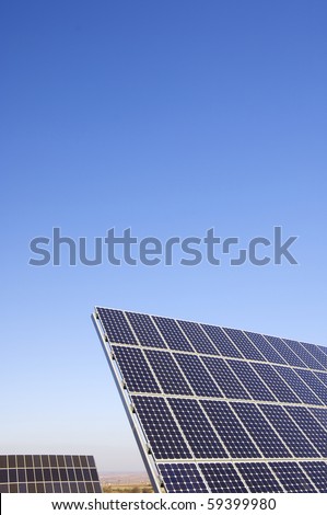 photovoltaic solar panels for renewable electric energy production