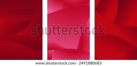 Abstract red wave background with smooth gradient transitions. Digital and print media applications including web banners, presentation slides, and social media graphics.