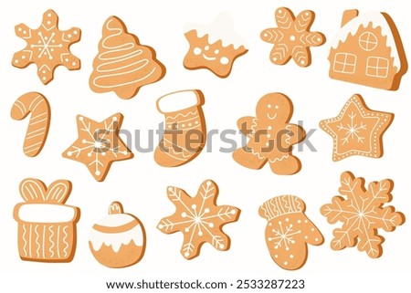 Similar – Image, Stock Photo gingerbread Food Dough