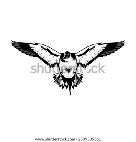 pintail duck hunting illustration logo vector image t shirt