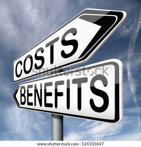 costs and benefits analysis business management investment value and analysis of financial risk cost versus value