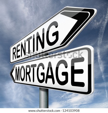 mortgage or renting buy or rent house