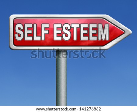 Self Esteem Or Respect Confidence And Pride Psychology Stock Photo ...