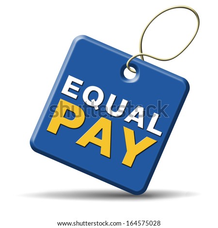 equal pay equal rights for man and woman on work marked fair payment opportunities with same salary