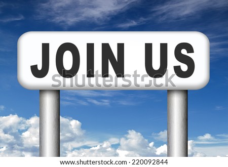Join us here and now road sign arrow registration for membership  or sign. Do it today and register and subscribe to become a member.