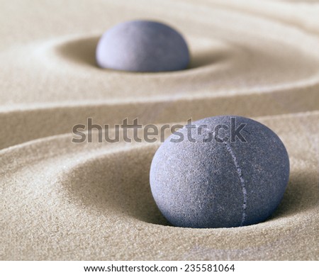 zen meditation stone balance and harmony sheng fui and tao buddhism