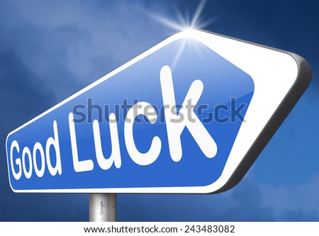 good fortune lucky charm wish you the best of luck