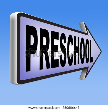 preschool education kindergarten nursery school or playgroup