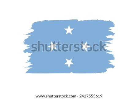 National flag of Micronesia vector design