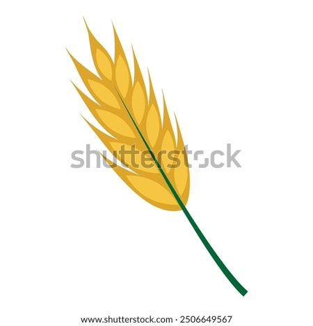 spikelet icon. simple illustration of plant