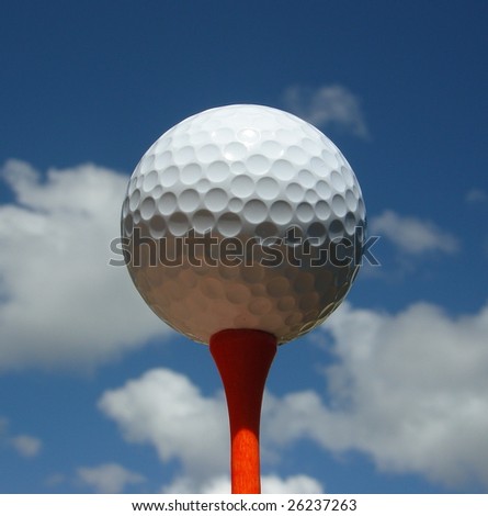 Golf Ball and Sky
