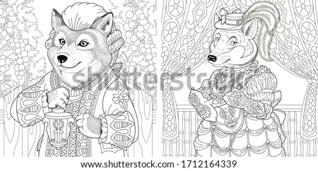 Shutterstock Puzzlepix Art in detailed animal doodle drawings. shutterstock puzzlepix