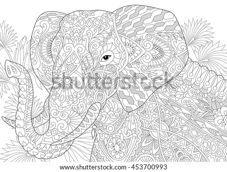 Download Elephant Coloring Pages For Adults Printable At Getdrawings Free Download