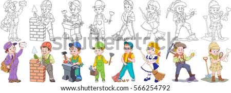 Similar – Image, Stock Photo Craftsman working with book and paper knife