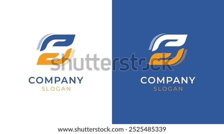 Creative letter S logo design with hand icon