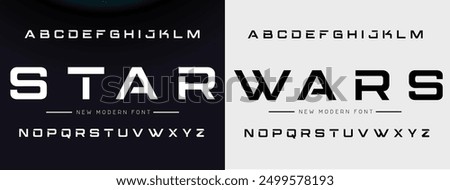 Modern abstract digital tech font. Logo creative font, type, technology, movie, digital, music, movie. Fonts and illustration in vector format. Luxury Font.