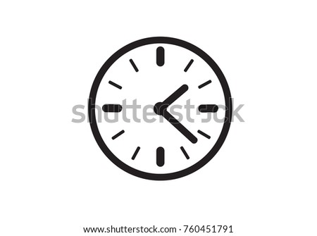 Alarm clock icon, vector.