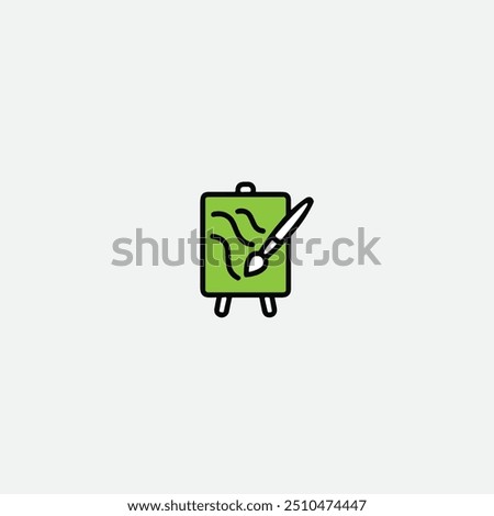 Artboard tools icon logo flat vector design