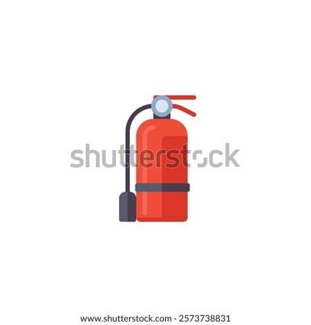 Fire extinguisher icon flat vector design