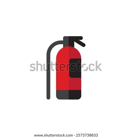 Fire extinguisher icon flat vector design