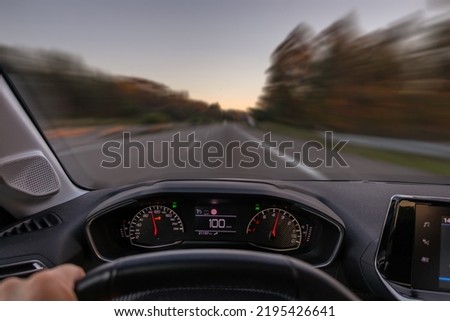 A 100 Car Highway Driving