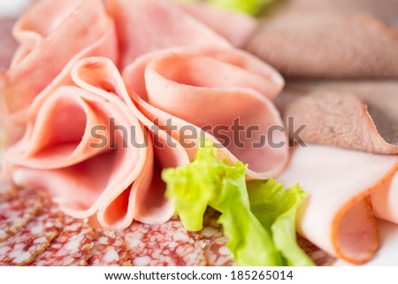 meat snack closeup
