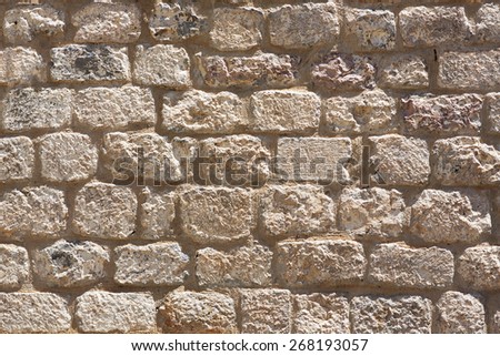 old castle wall background