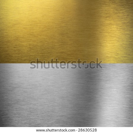 Aluminum and brass  stitched textures