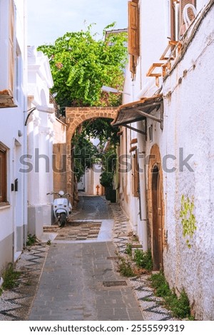 Similar – Image, Stock Photo Old town street in Autun/ Burgundy